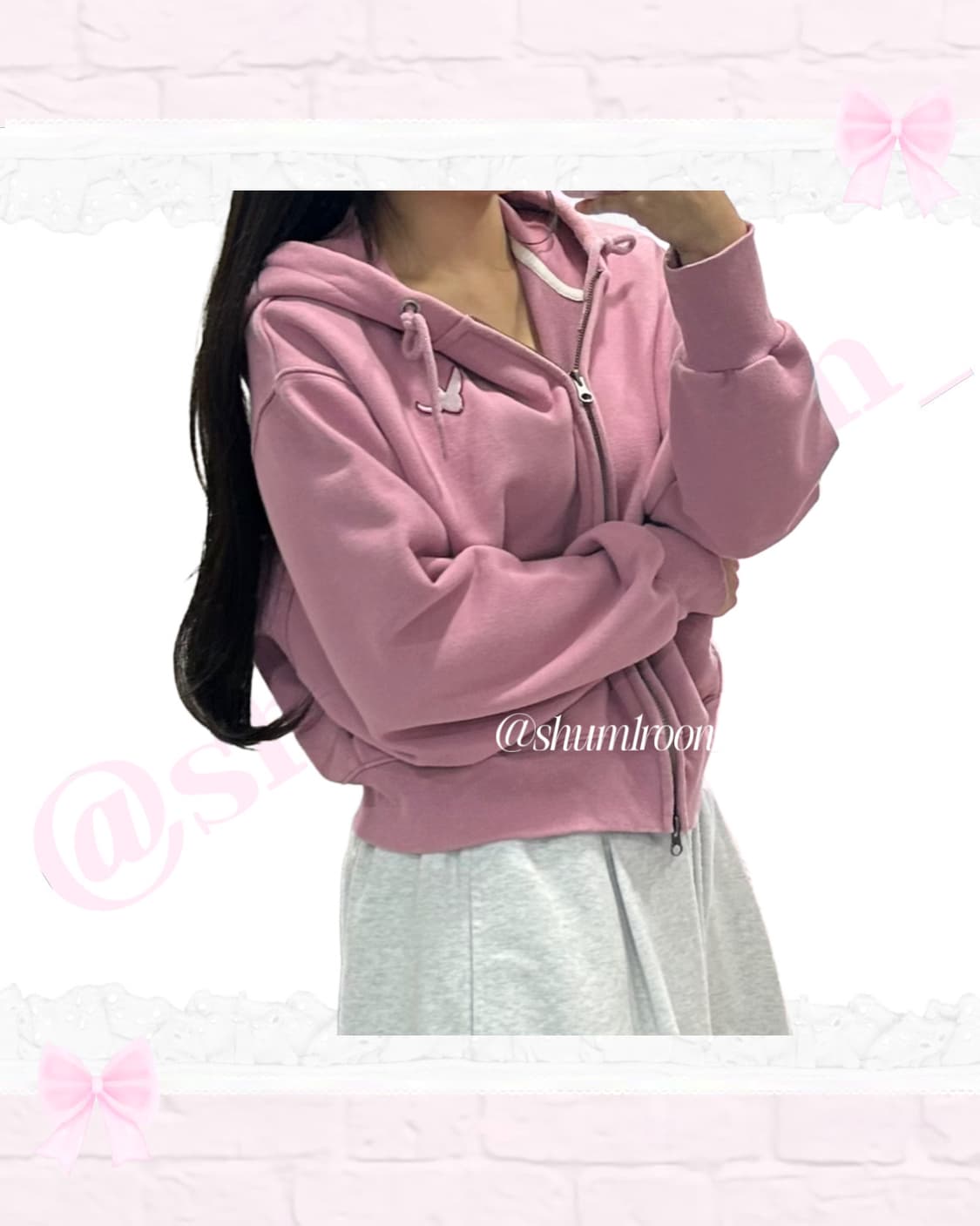 마크곤잘레스 핑크퍼플 후드집업 아방핏 상품이미지2