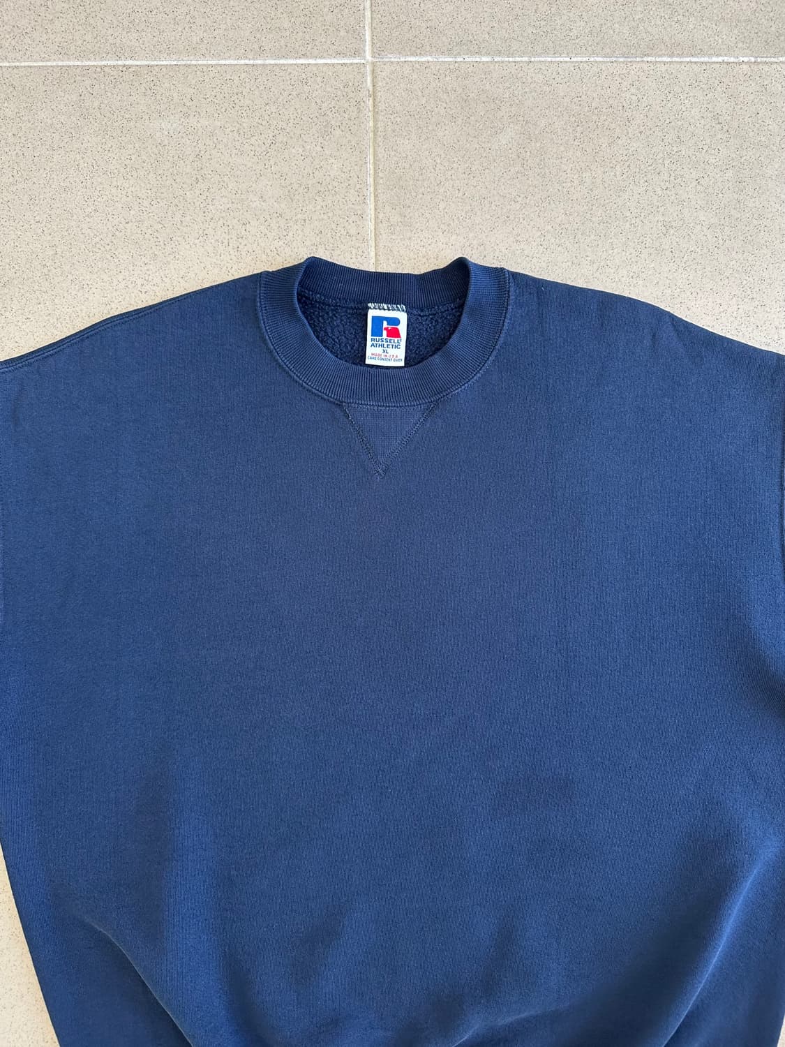 90s 빈티지 러셀 스웻셔츠 네이비 XL USA 상품이미지3