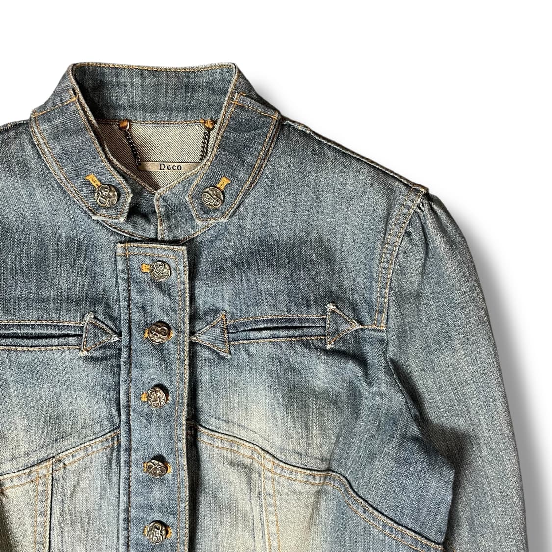 DECO 빈티지 워싱 데님 자켓 M 상품이미지3