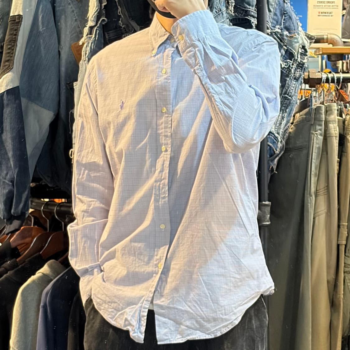 [No.9]Polo 폴로 체크 긴팔셔츠 상품이미지4