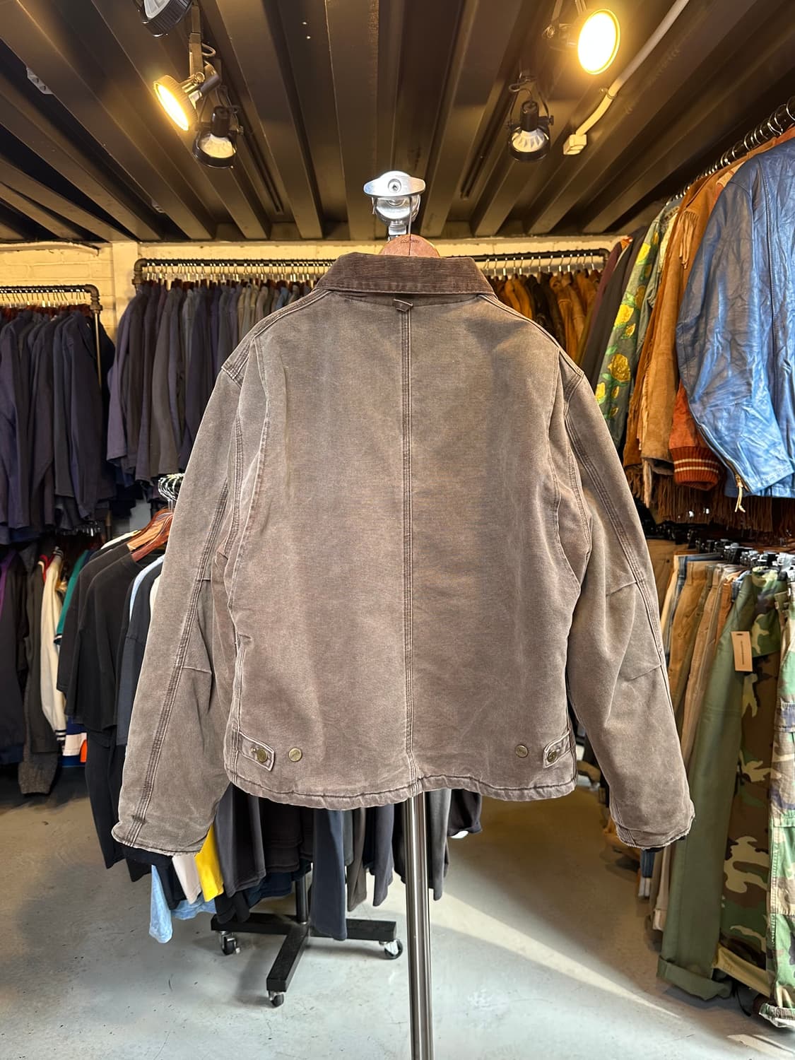 00s 칼하트 디트로이트 페이드 덕 컨버스 워크 자켓 상품이미지2