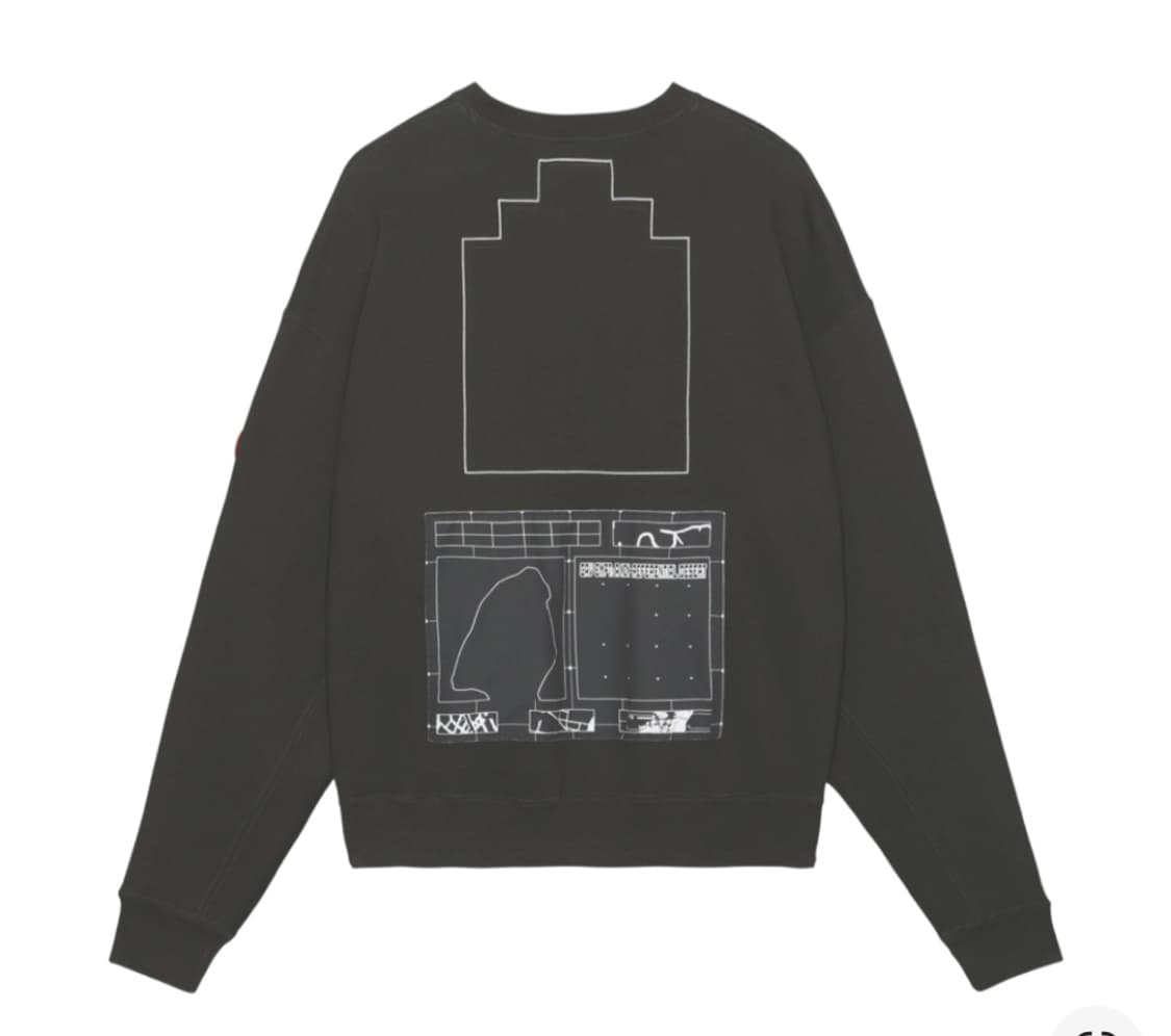 23SS 시즌 카브엠트 맨투맨 블랙 상품이미지3