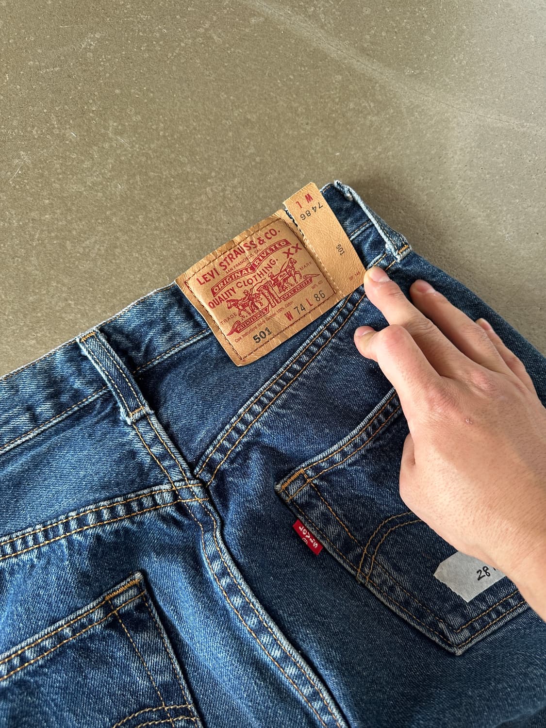 Levis 리바이스 501 Denim 상품이미지6