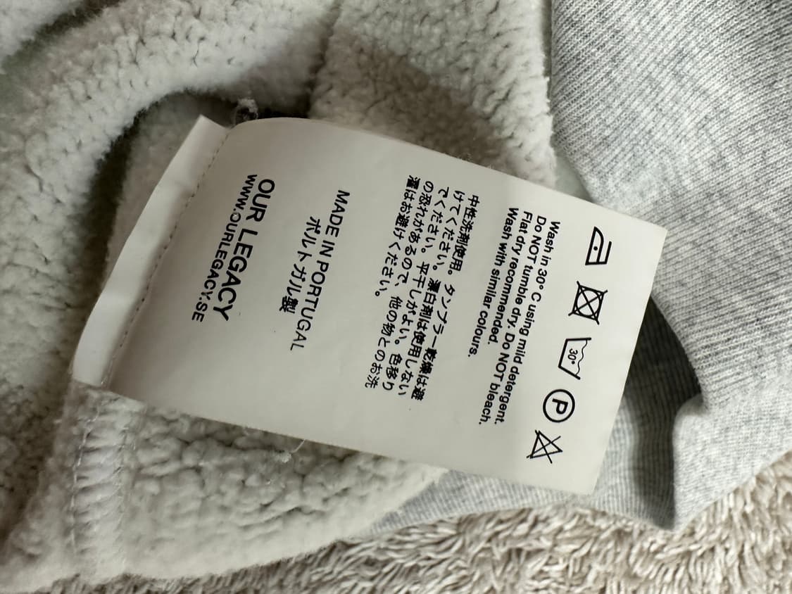 아워레가시 워크샵 후드 음양 그레이 멜란지 48사이즈 상품이미지5