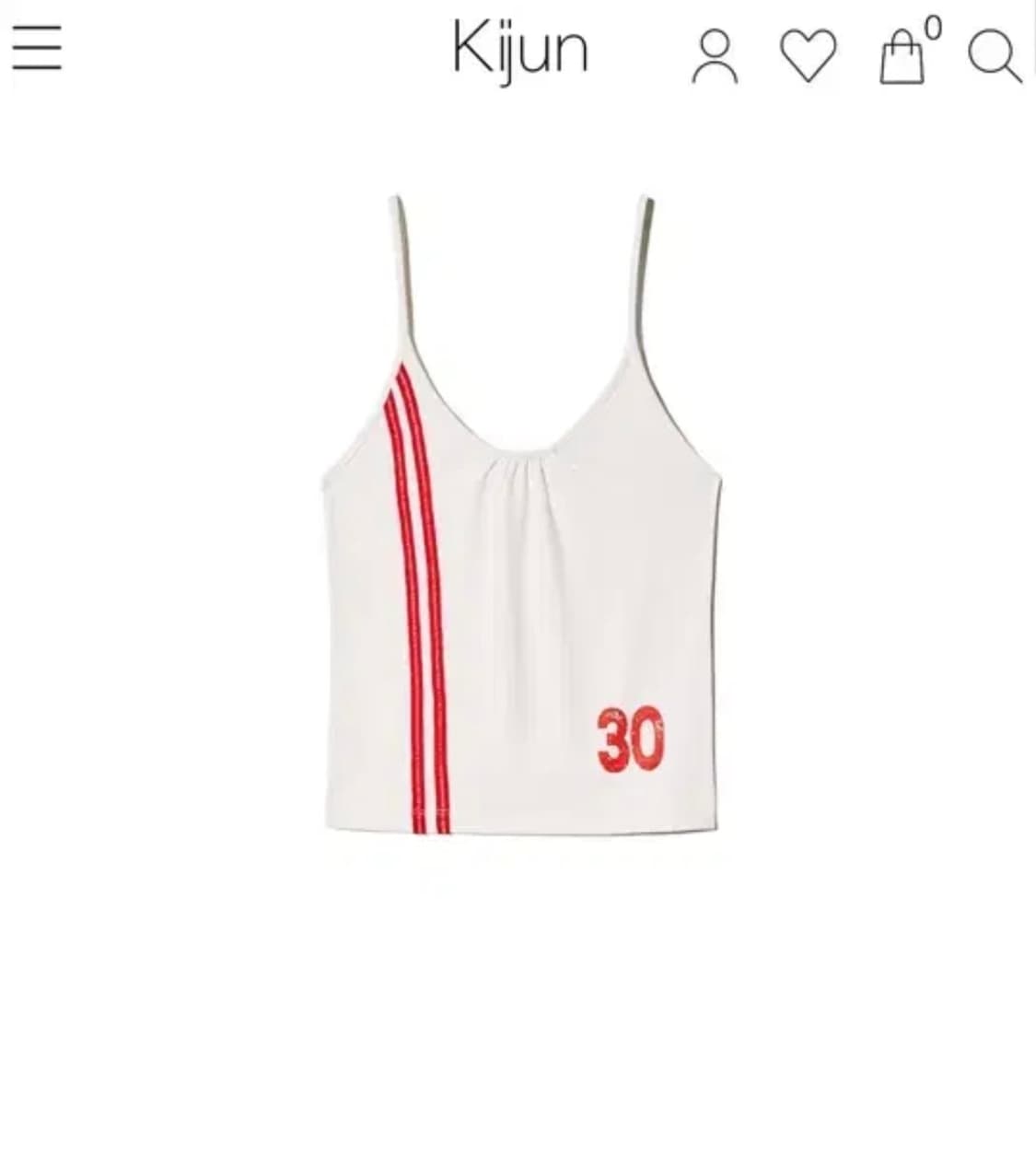기준 kijun line tank top ivory m 상품이미지1