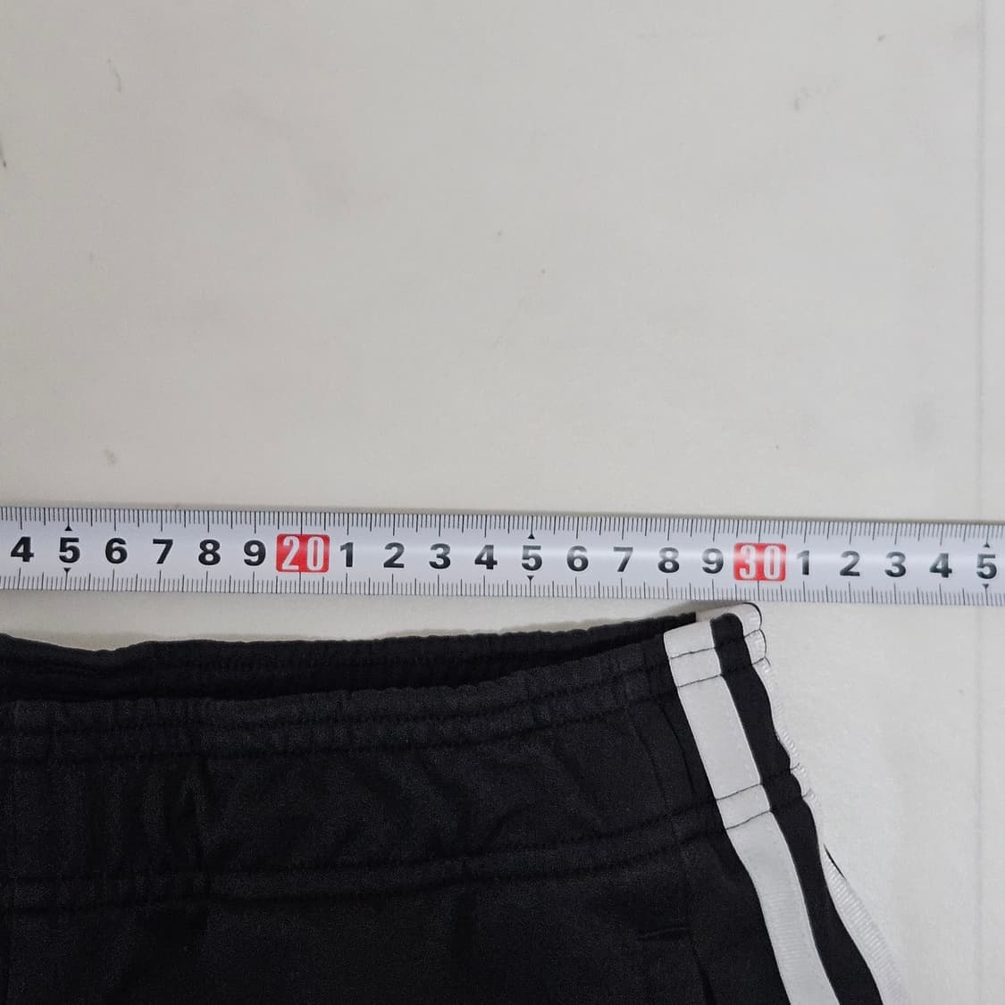 M 아디다스 삼선 트레이닝 바지 블랙 검흰 상품이미지5