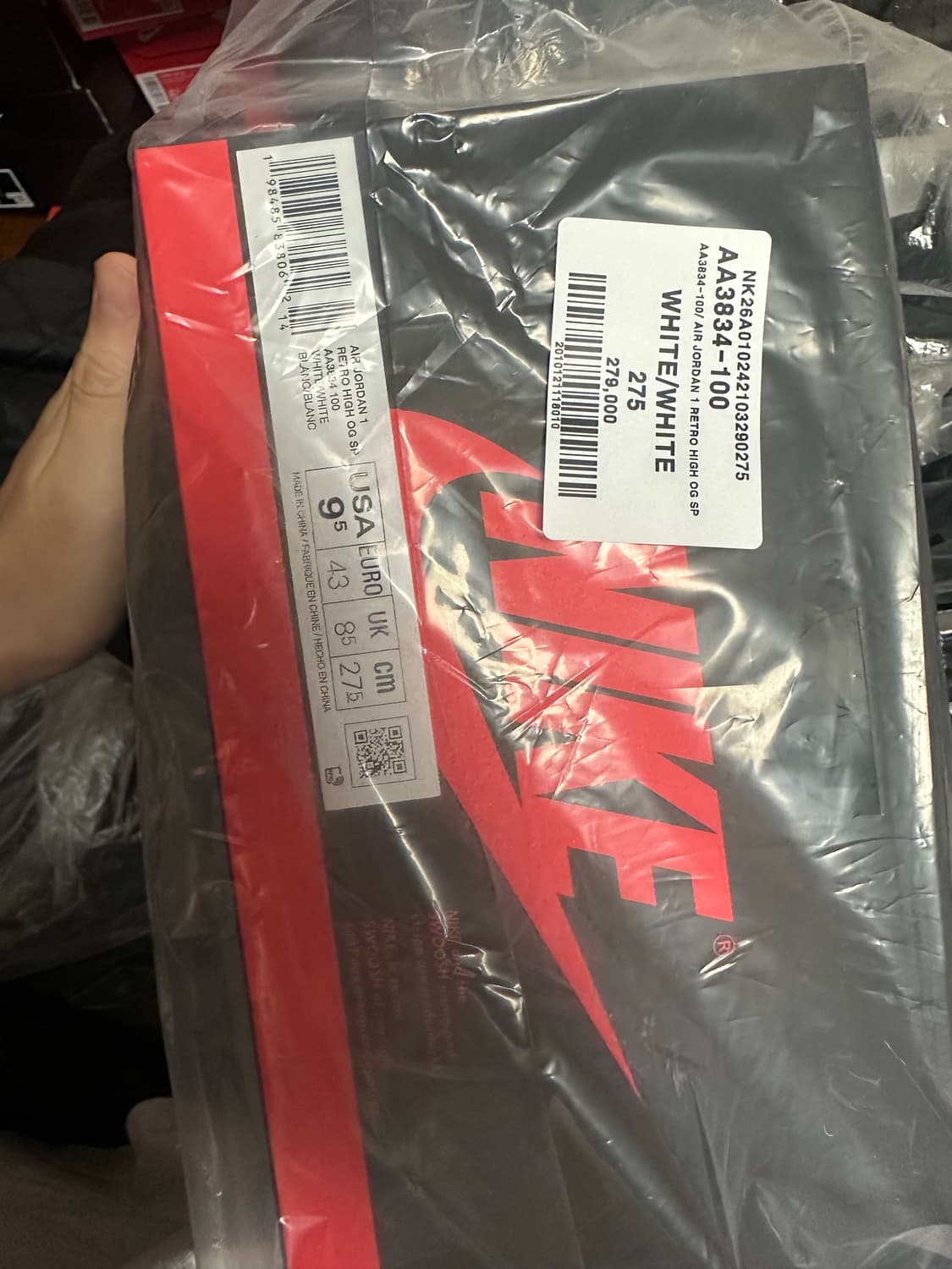 조던 1 x 버질 아블로 아카이브 레트로 하이 알래스카 화이트 상품이미지2