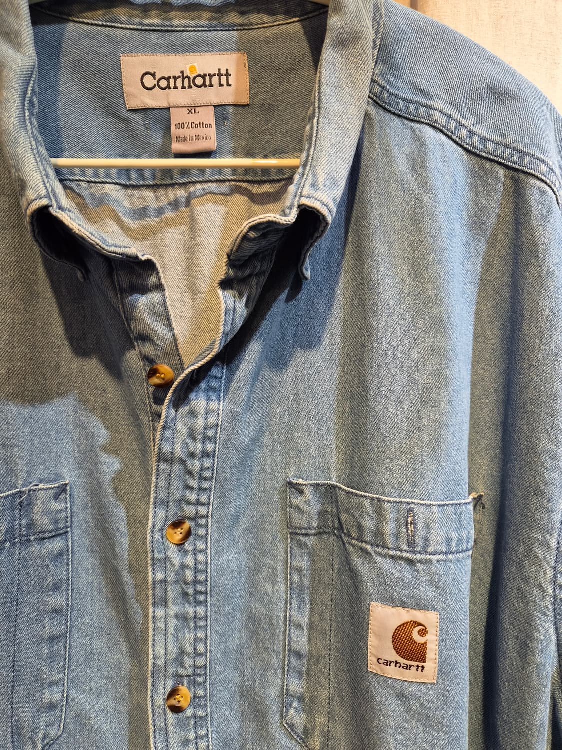 Cathartic 청 반팔 셔츠 상품이미지2