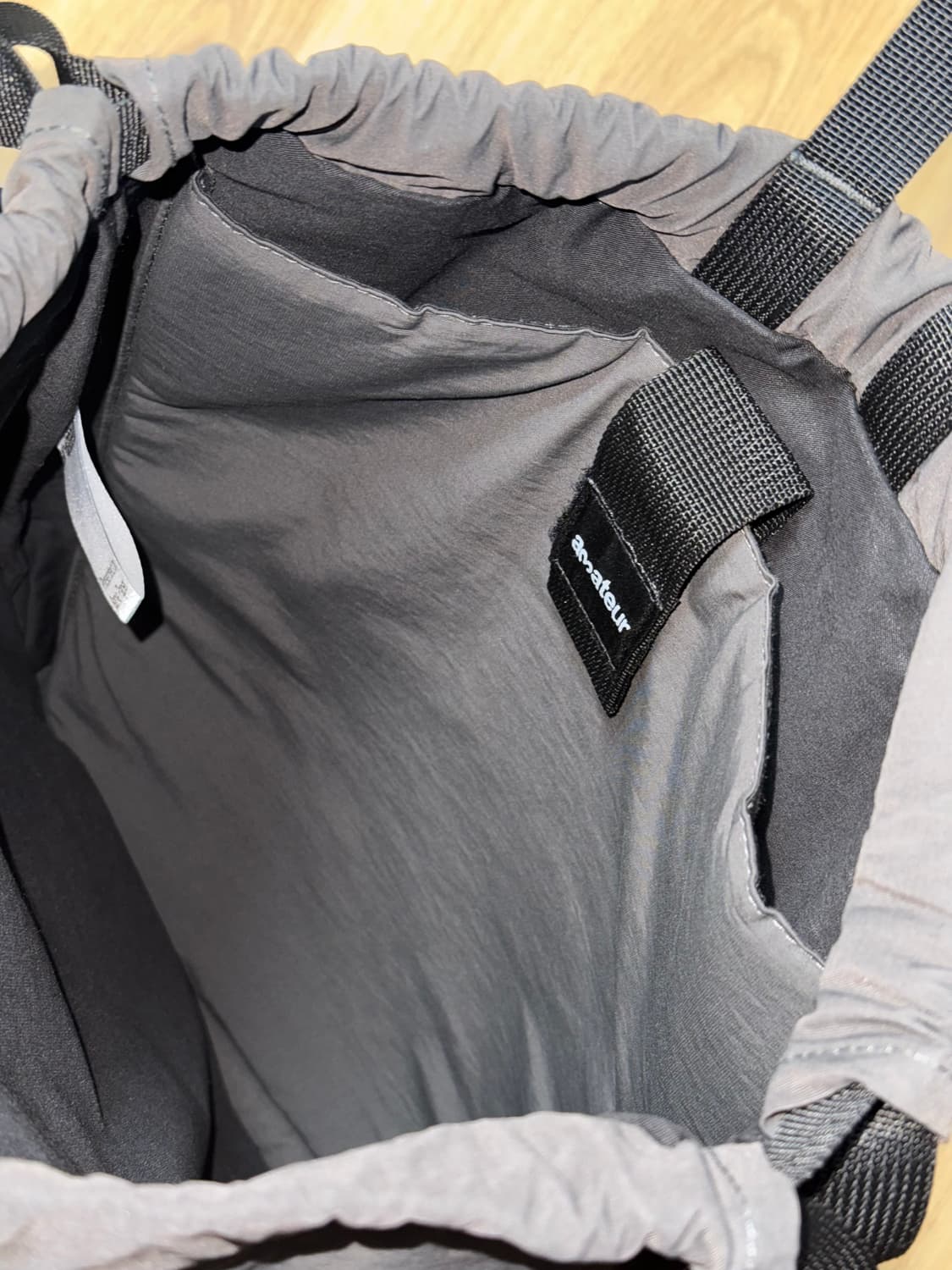 SamePaper Amateur 스트링 백팩 차콜 상품이미지5