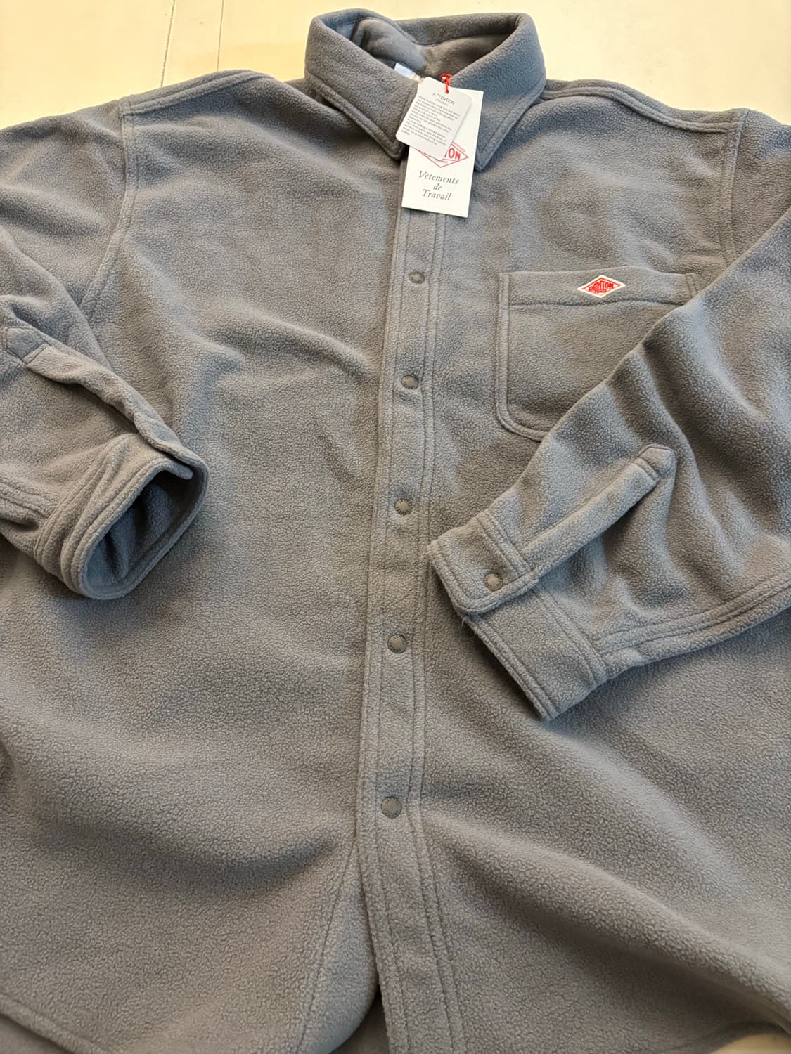 단톤 후리스 셔츠/L (새상품) 상품이미지2