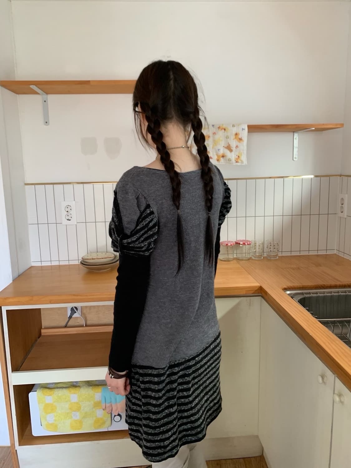 ribbon stripe dress.. 상품이미지4