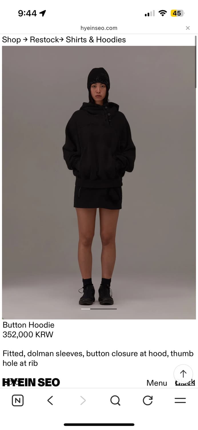 혜인서 버튼 후드 3사이즈 상품이미지6