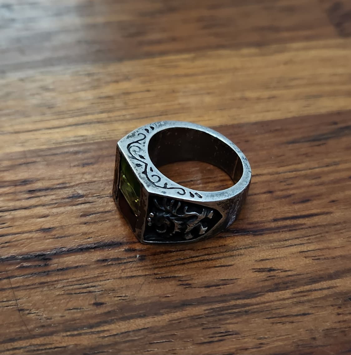 빈티지 수정 반지 925실버 /크롬하츠/ 상품이미지4