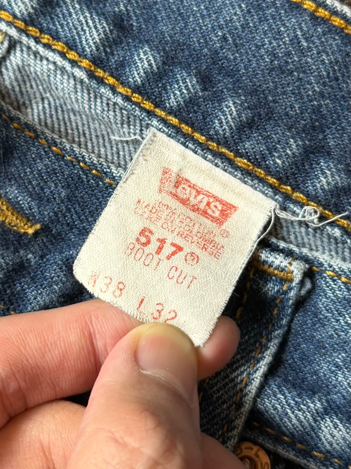 90's 빈티지 리바이스 517 부츠컷 상품이미지9