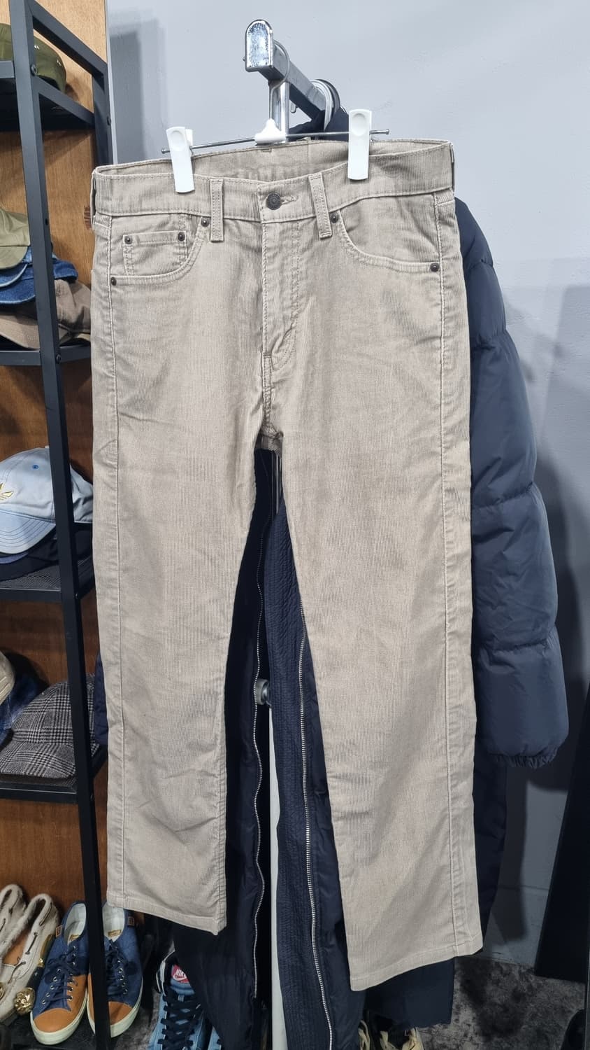 levis 505 레귤러 베이지 코듀로이(골덴)팬츠 허리31 상태10/9 상품이미지1