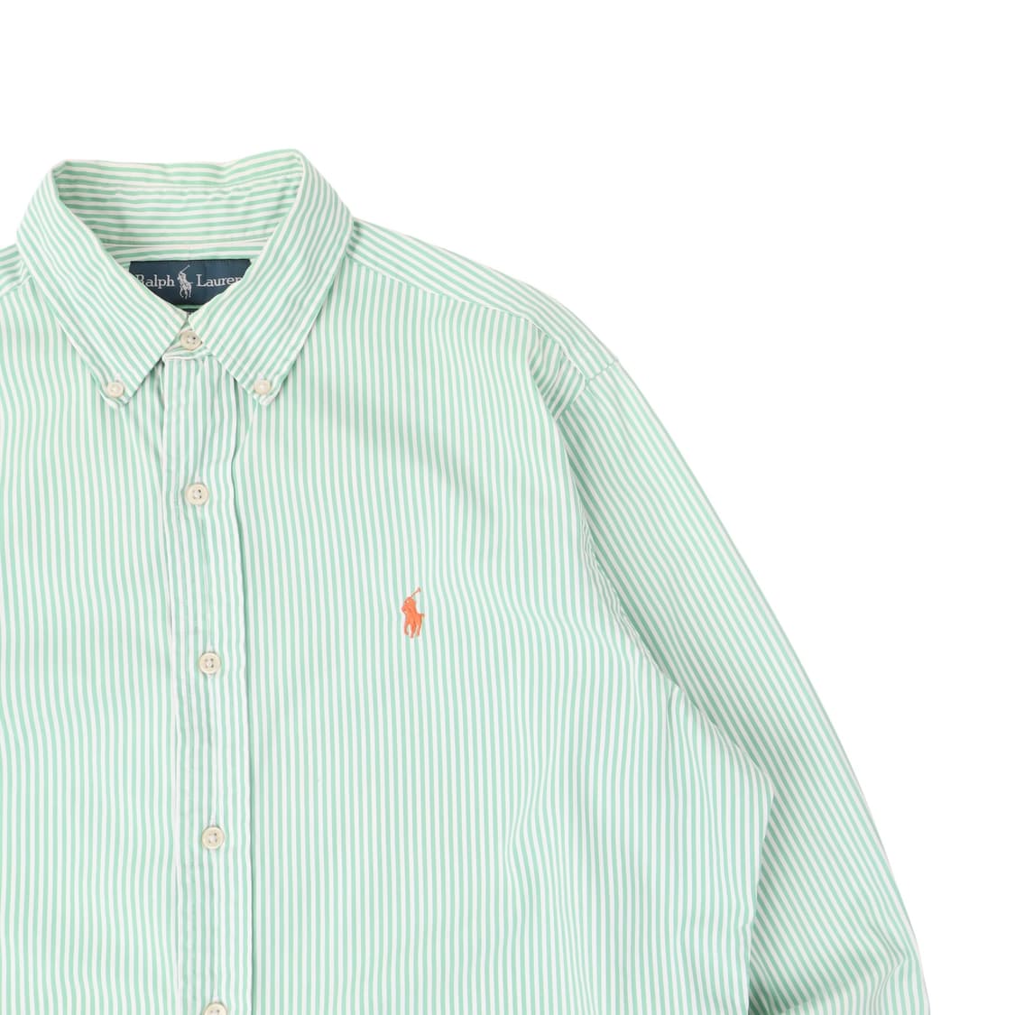 폴로 랄프로렌 민트 스트라이프 클래식핏 셔츠 상품이미지3