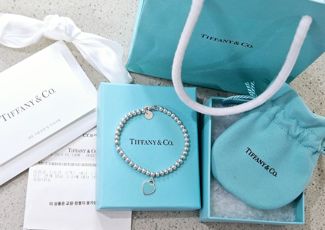 티파니앤코 리턴투 민트 비즈 팔찌 [S사이즈/17cm] [정품/풀박스] 상품이미지3
