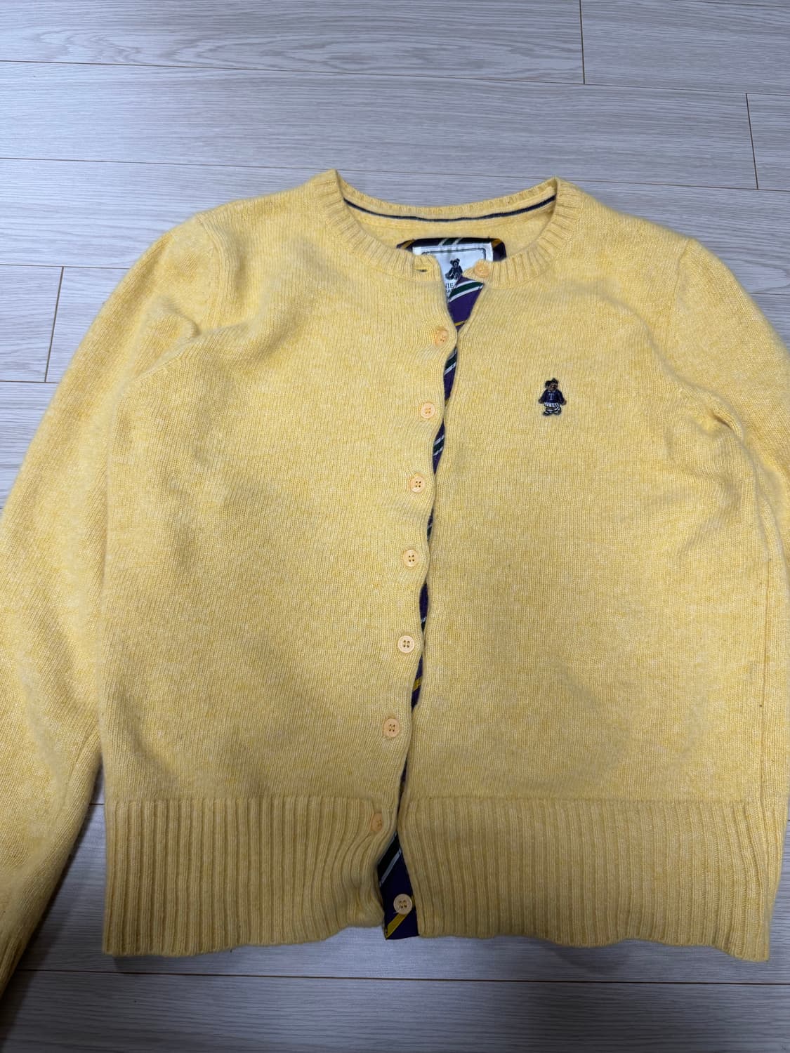 티니위니 옐로우 가디건 m 상품이미지2