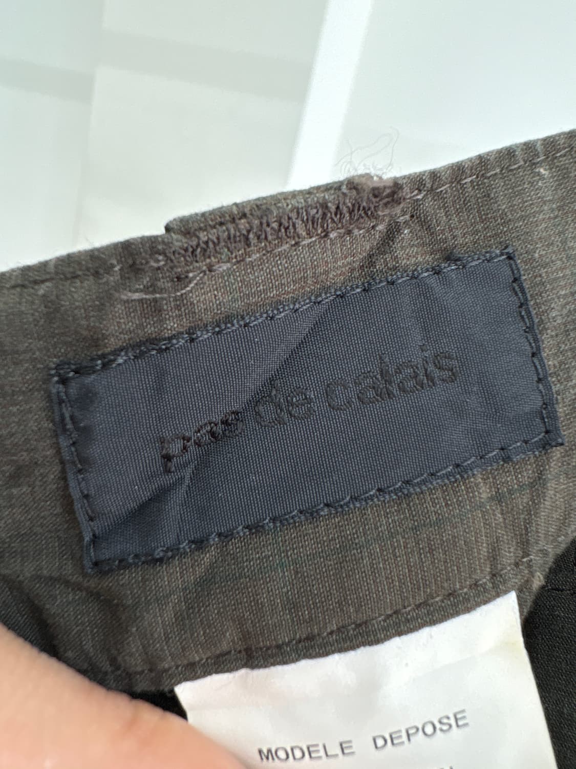 PAS DE CALAIS (Made in Japan) 코튼팬츠 상품이미지6