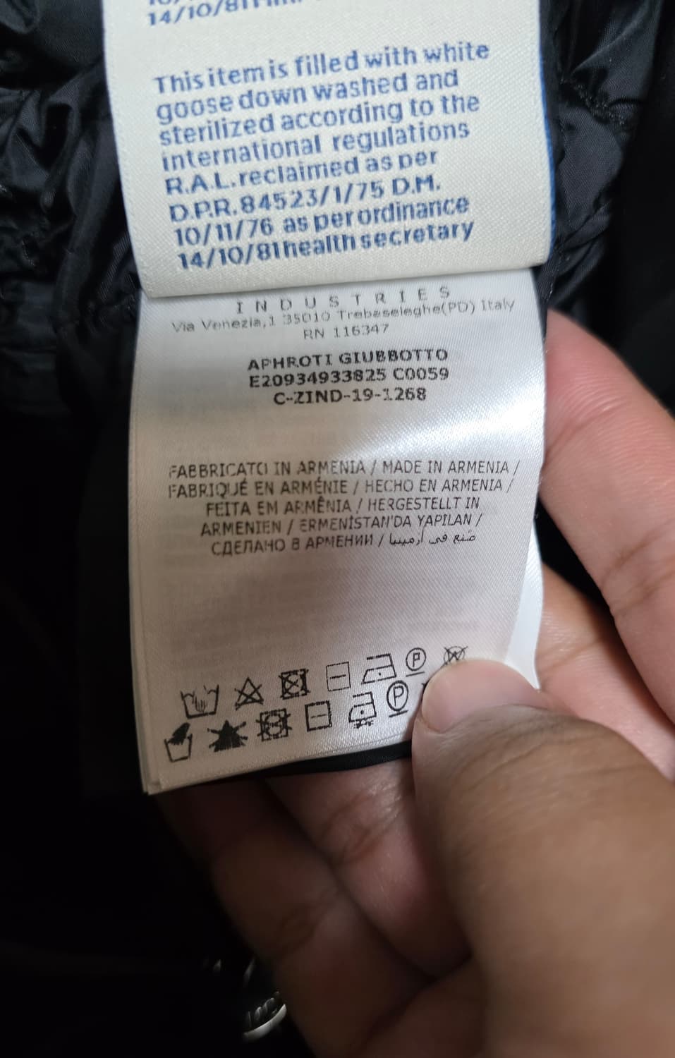 [0,새상품급]몽클레어 아프로티 실버폭스퍼 블랙 상품이미지5