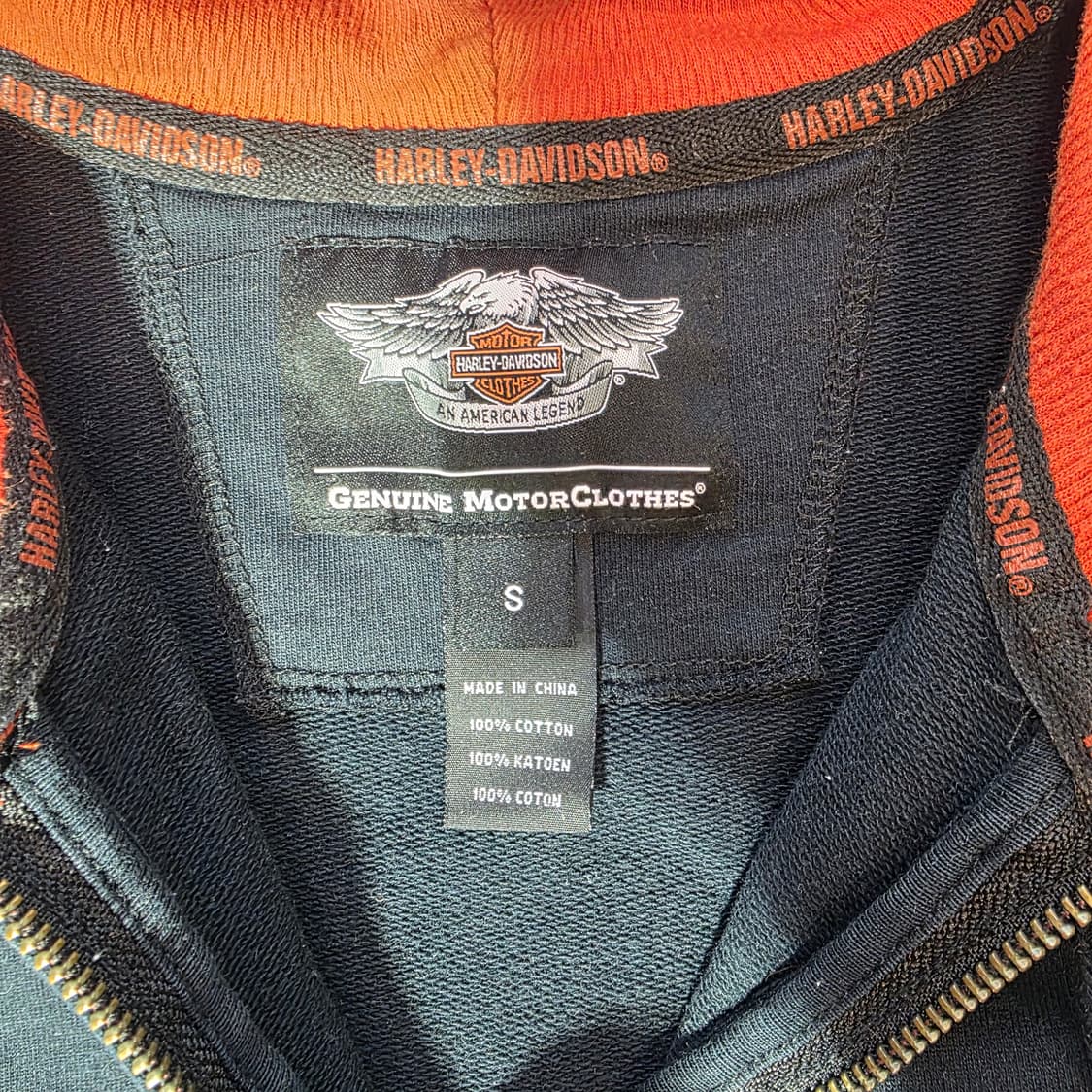 [S]할리데이비슨 플레임 후드집업 상품이미지2