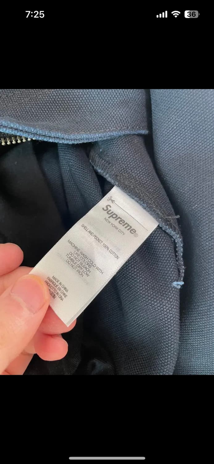슈프림 24FW 더블니 페인터 팬츠 블랙 32사이즈 상품이미지6