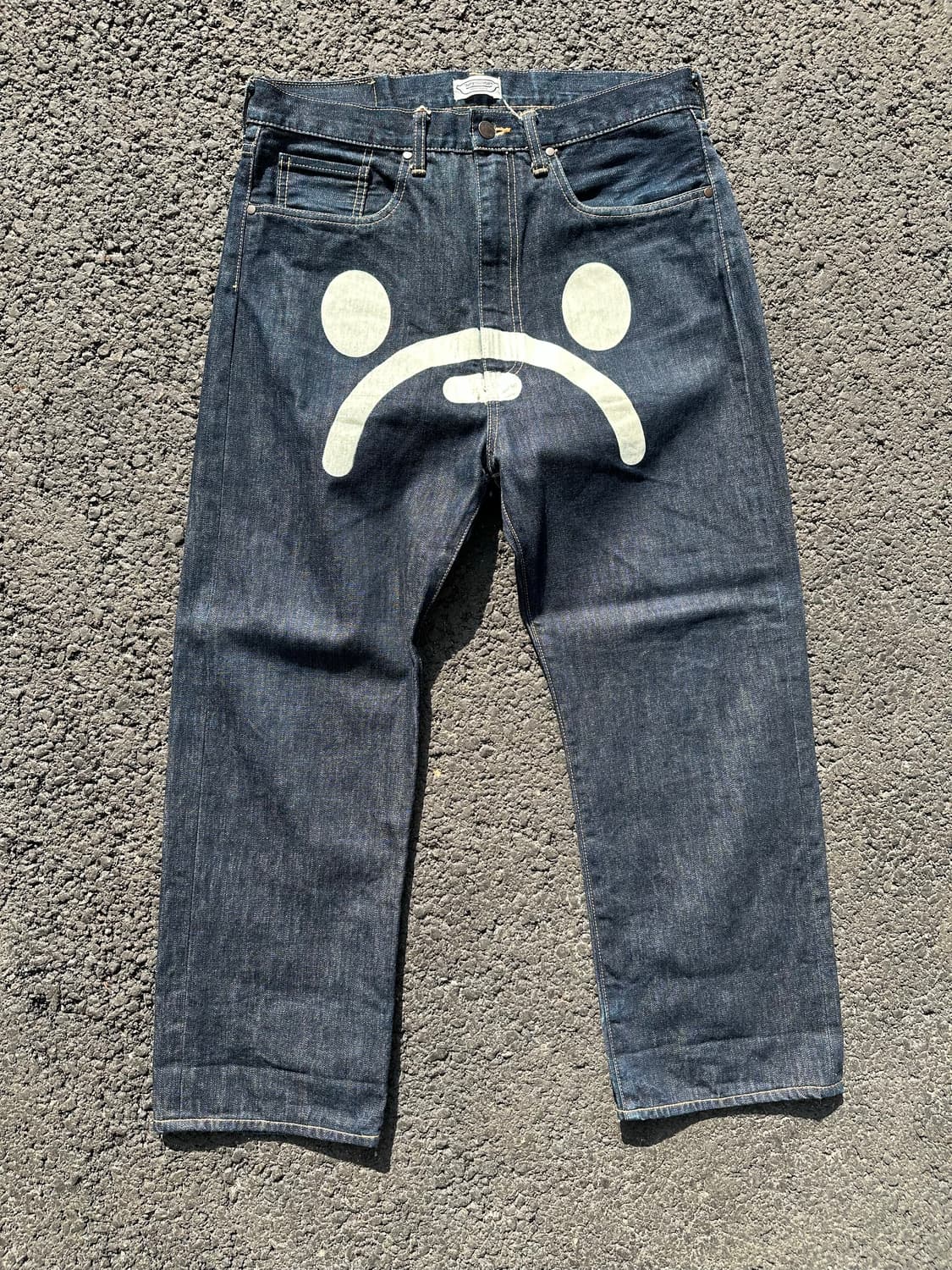 00s 베이프 마일로 페인팅 데님 Msize (32~33size) 상품이미지1