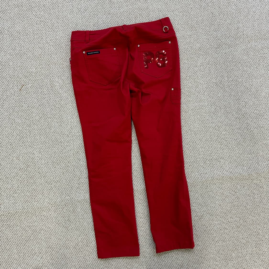 20 파리게이츠 레드컬러 골프 팬츠 331D 상품이미지4