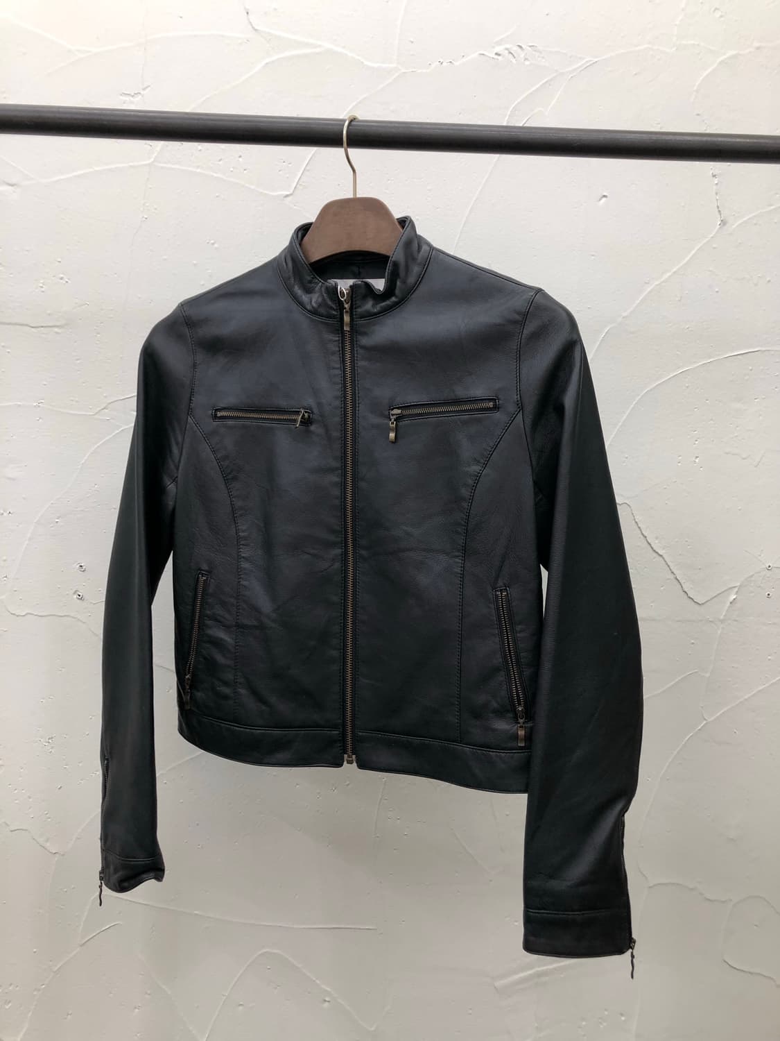 양가죽 바이커 자켓 상품이미지1