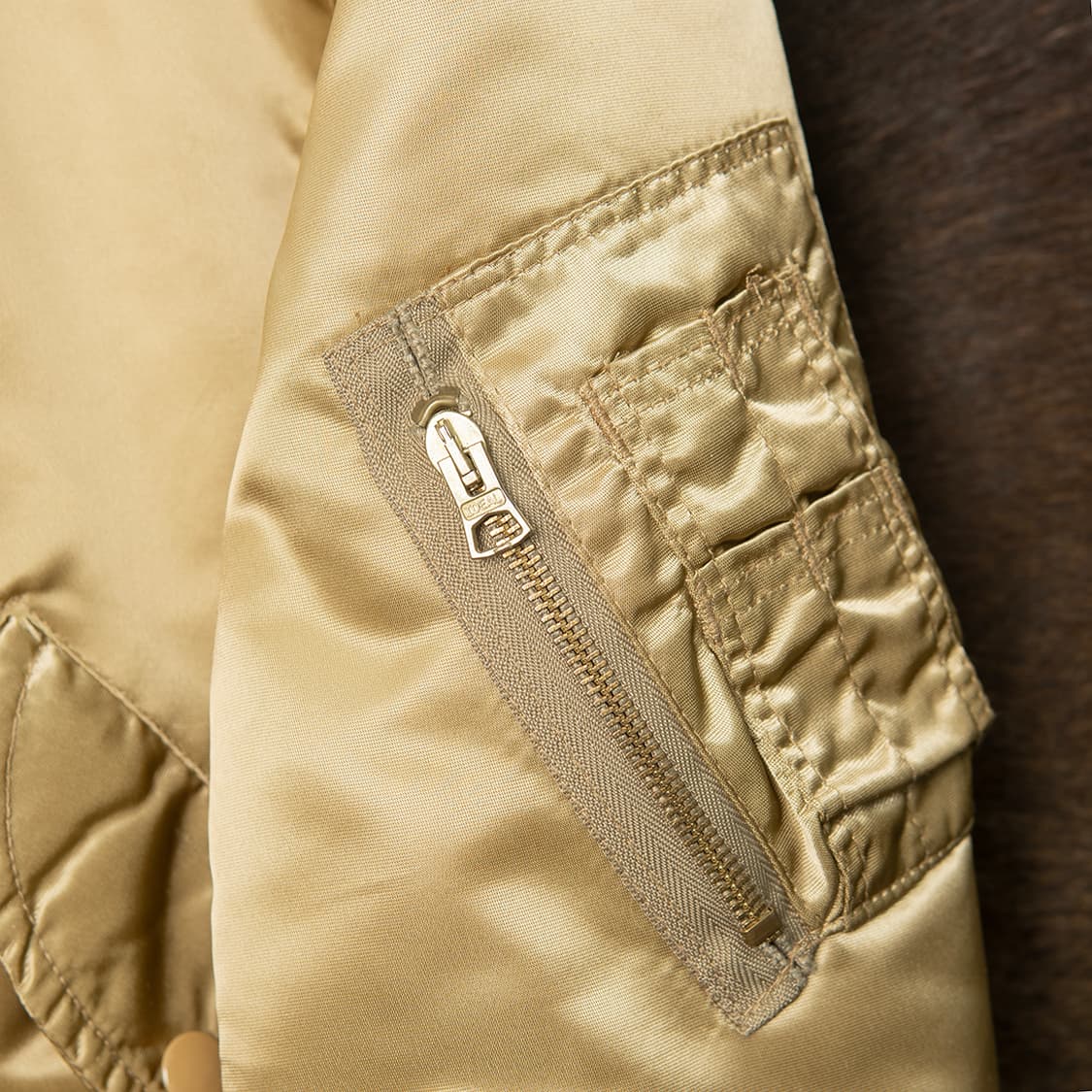 [110] 90s CORINTH USA 메이드 MA-1 플라이트 자켓  상품이미지3