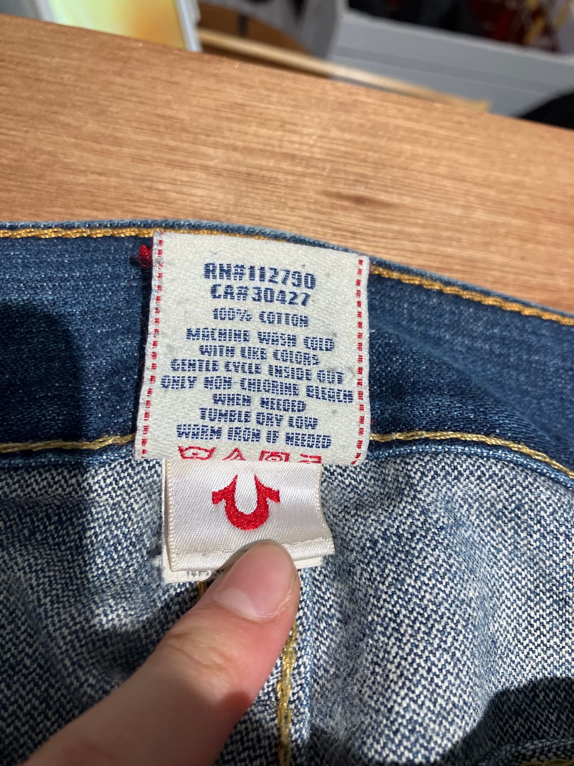 31) True Religion Joey 부츠컷 데님 팬츠 상품이미지10