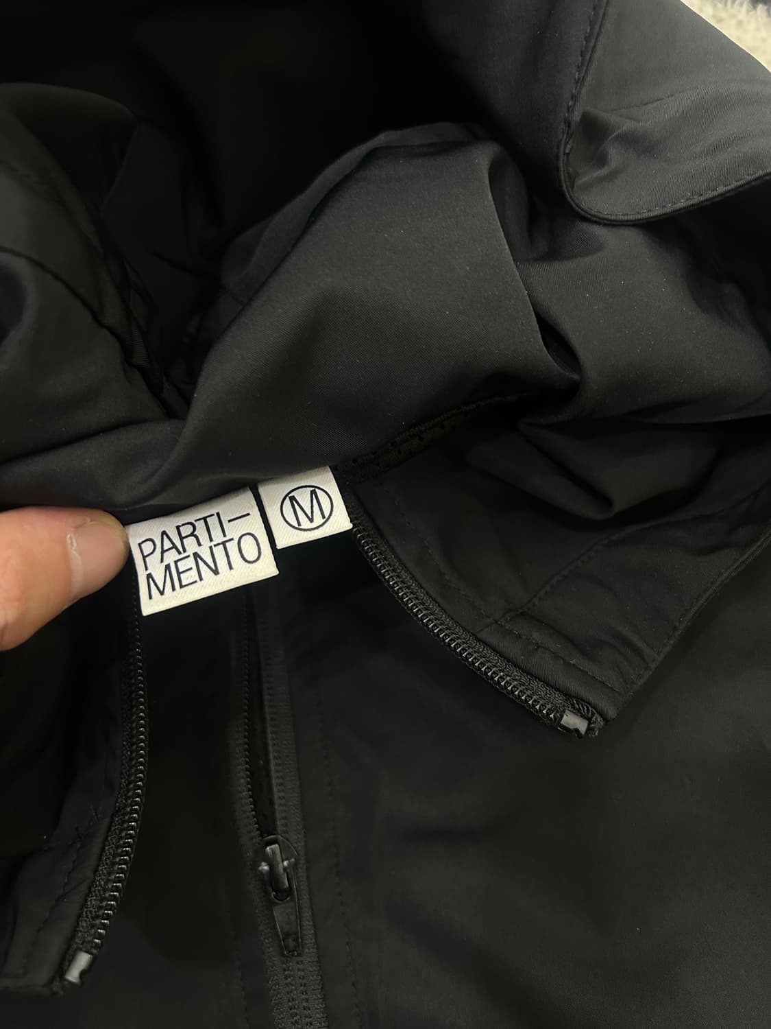 [실측XL]파르티멘토 멀티 콘트라스트 후드 바람막이 상품이미지5