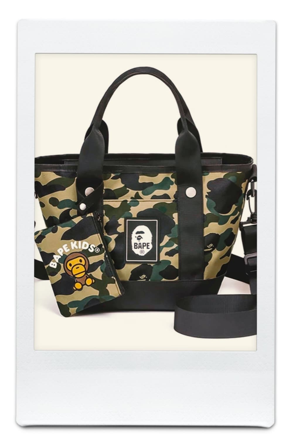 베이프 키즈 마일로 산책 토트백 & 미니지갑 (잡지부록) 상품이미지1