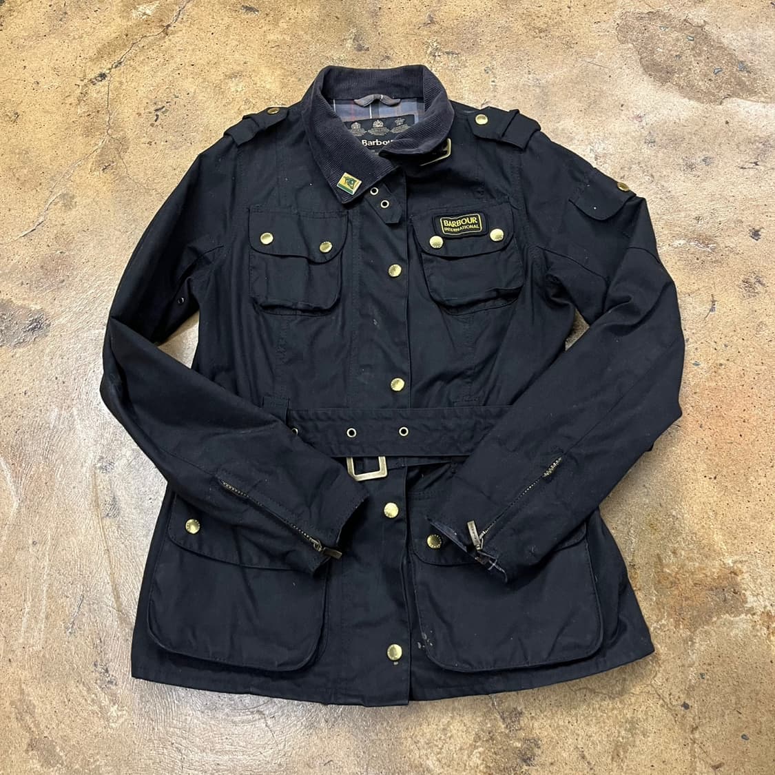 [정품] 바버 인터내셔널 블랙 자켓 b19 상품이미지2