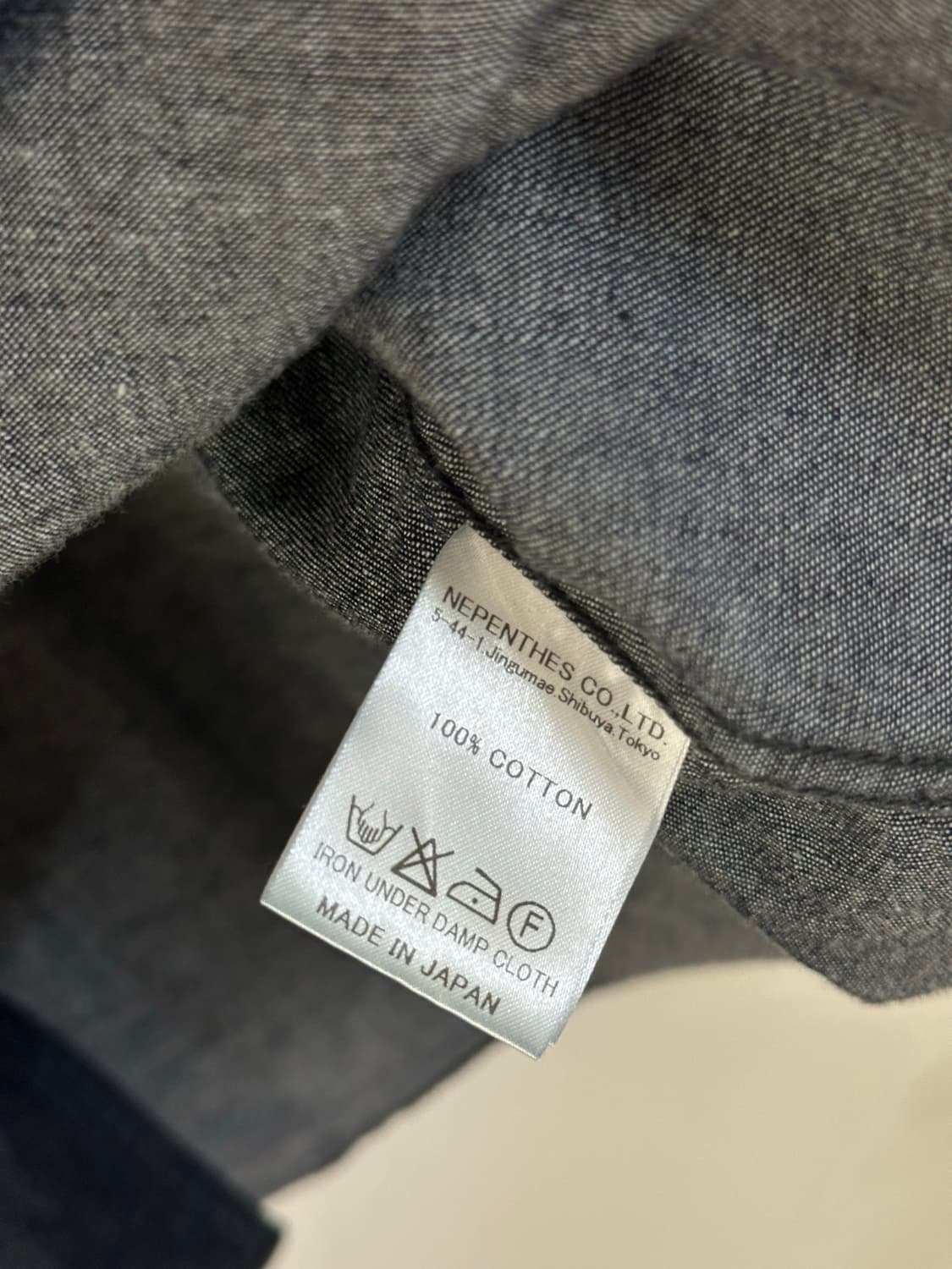 needles 오리엔탈 데님 셔츠 상품이미지5