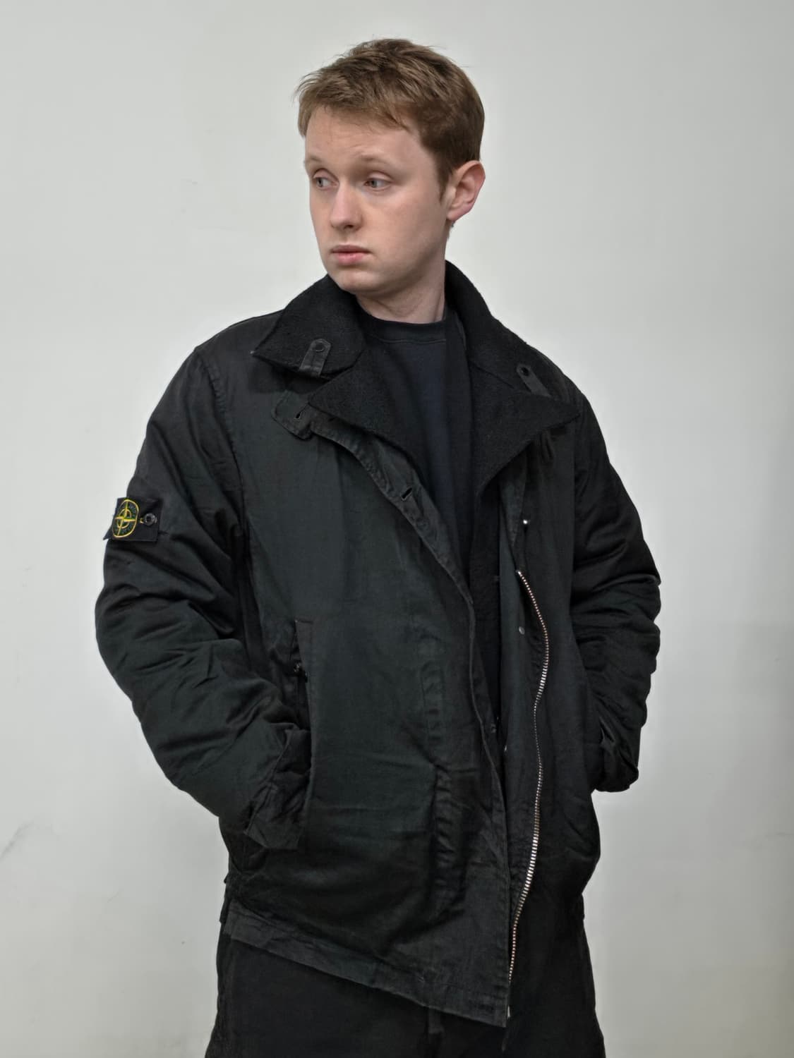 05AW 스톤 아일랜드 Raso Gommato Coat 상품이미지1