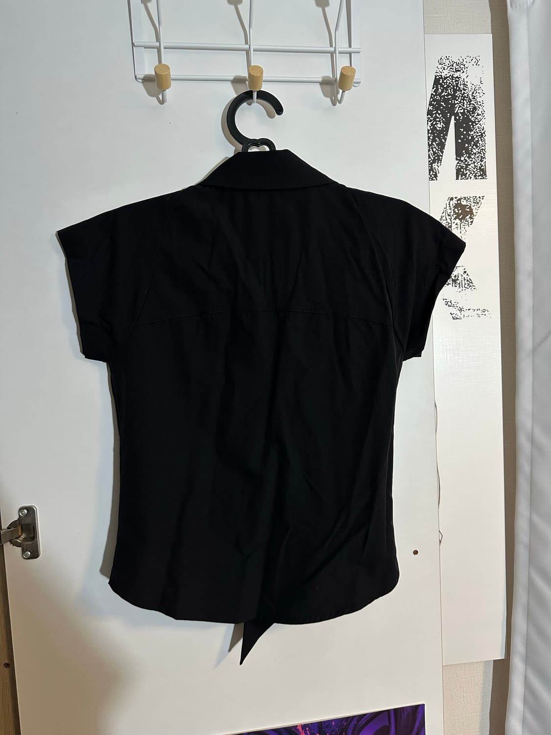 오호스 OJOS 캡슬리브 워머 셔츠 블랙 상품이미지5