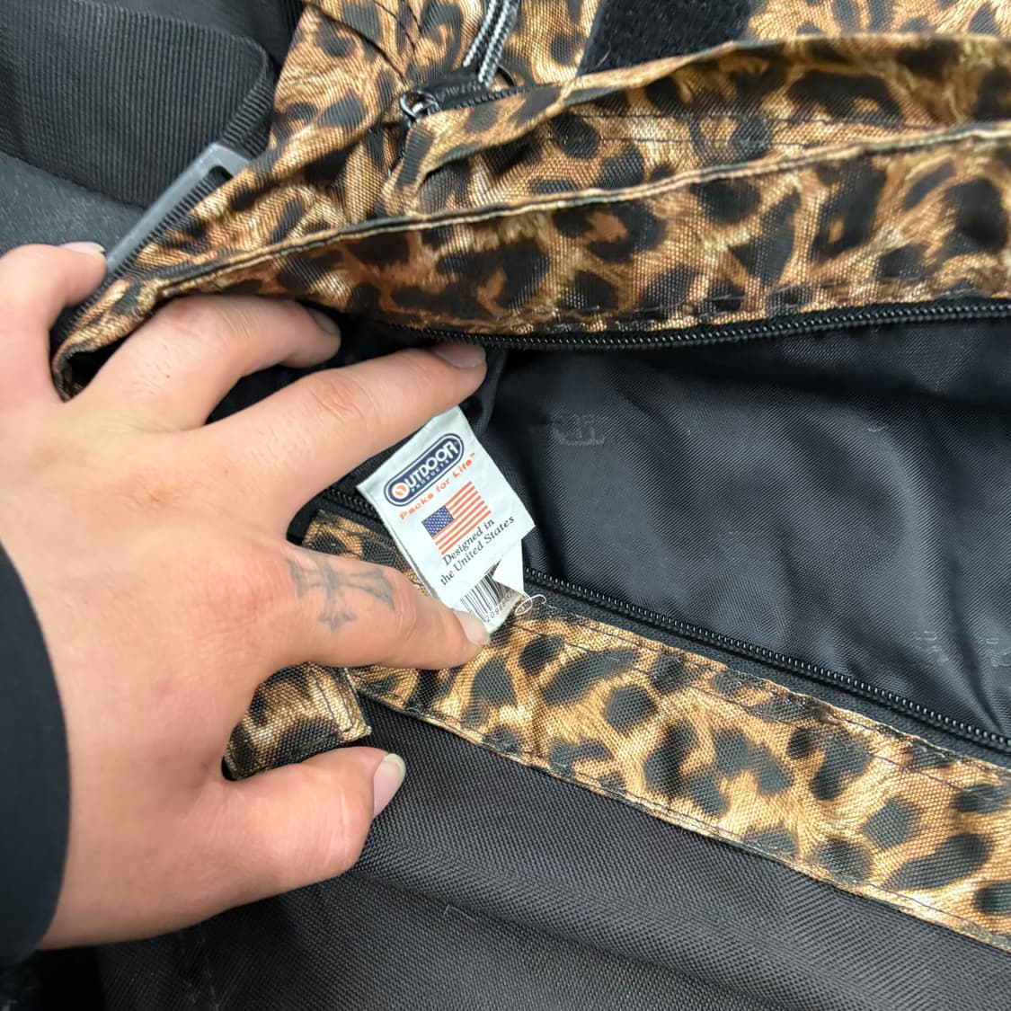 아웃도어레오파드크로스백 상품이미지4