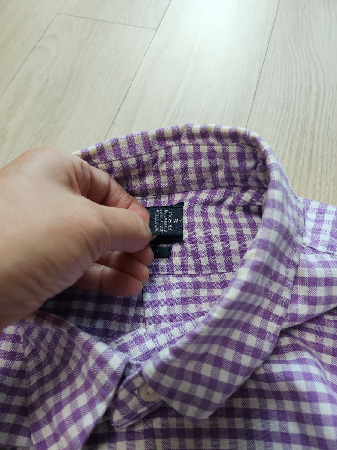 폴로랄프로렌 깅엄체크셔츠 (L 상품이미지7