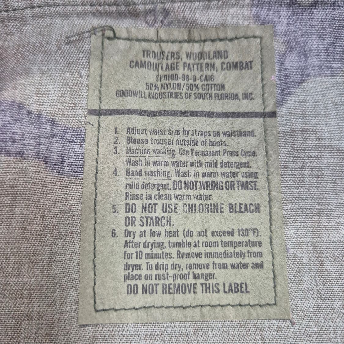 [M]미군 우드랜드 BDU - 677 상품이미지3