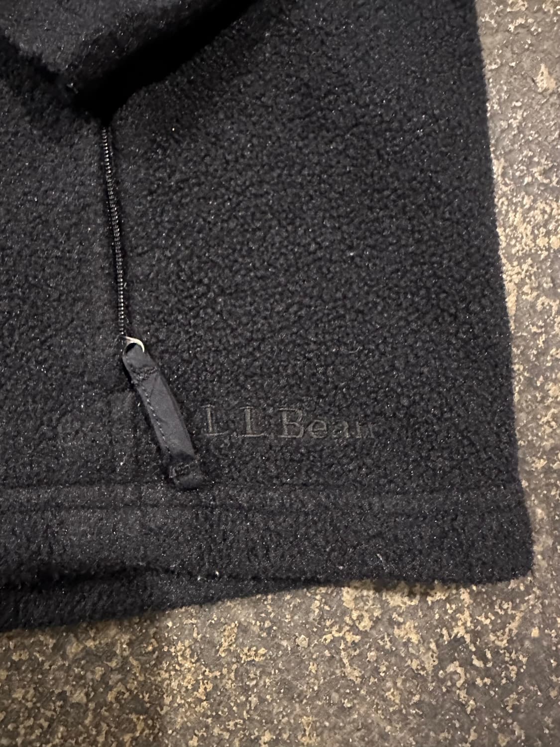 빈티지  엘엘빈 하프스냅 플리스  상품이미지3