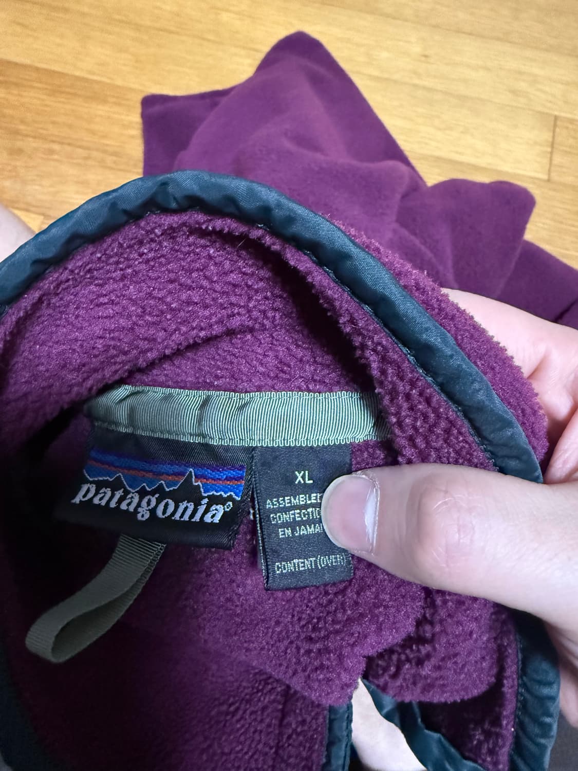 XL 파타고니아 빈티지 신칠라 버건디 상품이미지4