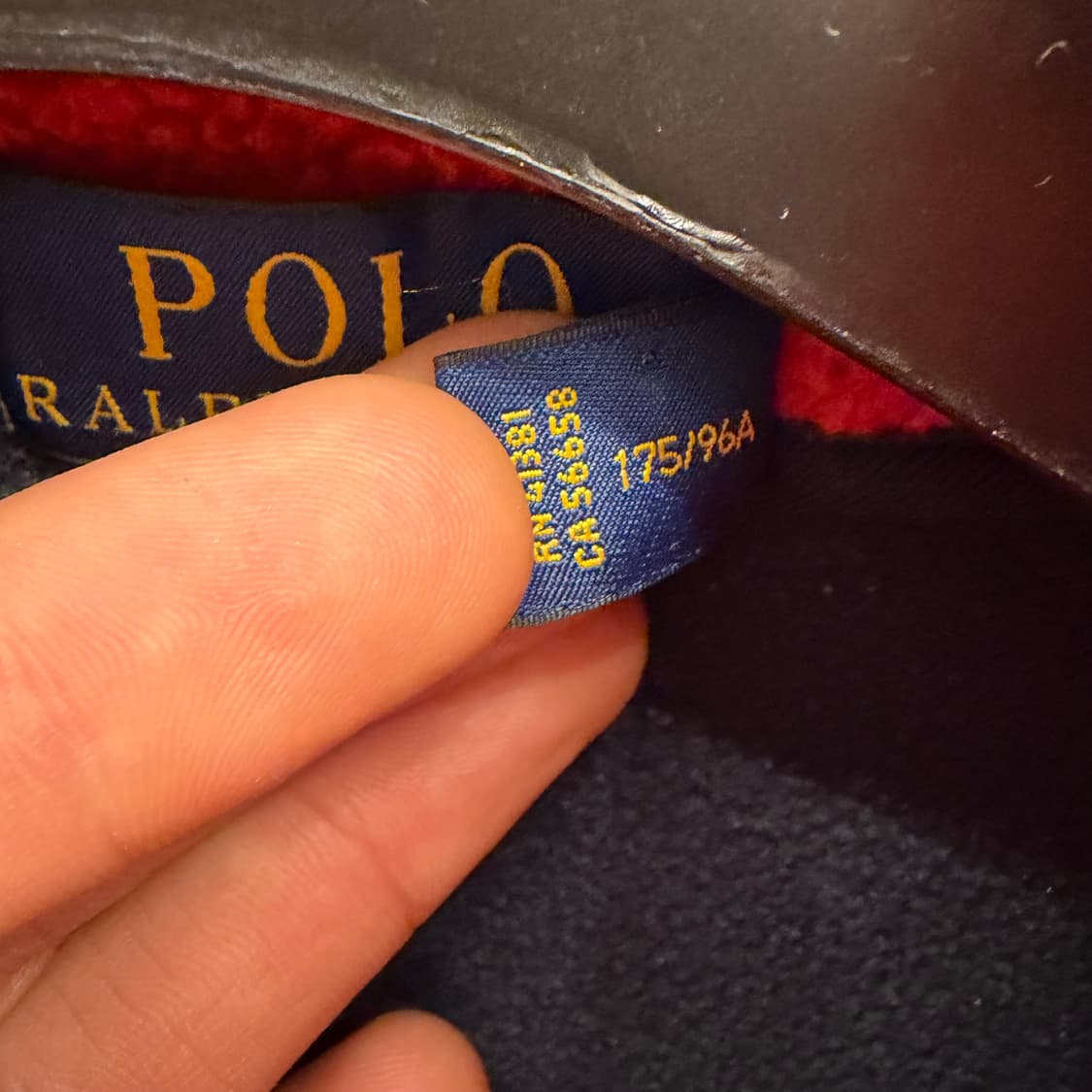폴로 랄프로렌 빅 아치 로고 성조기 USA 하프 플리스 자켓 M 상품이미지8