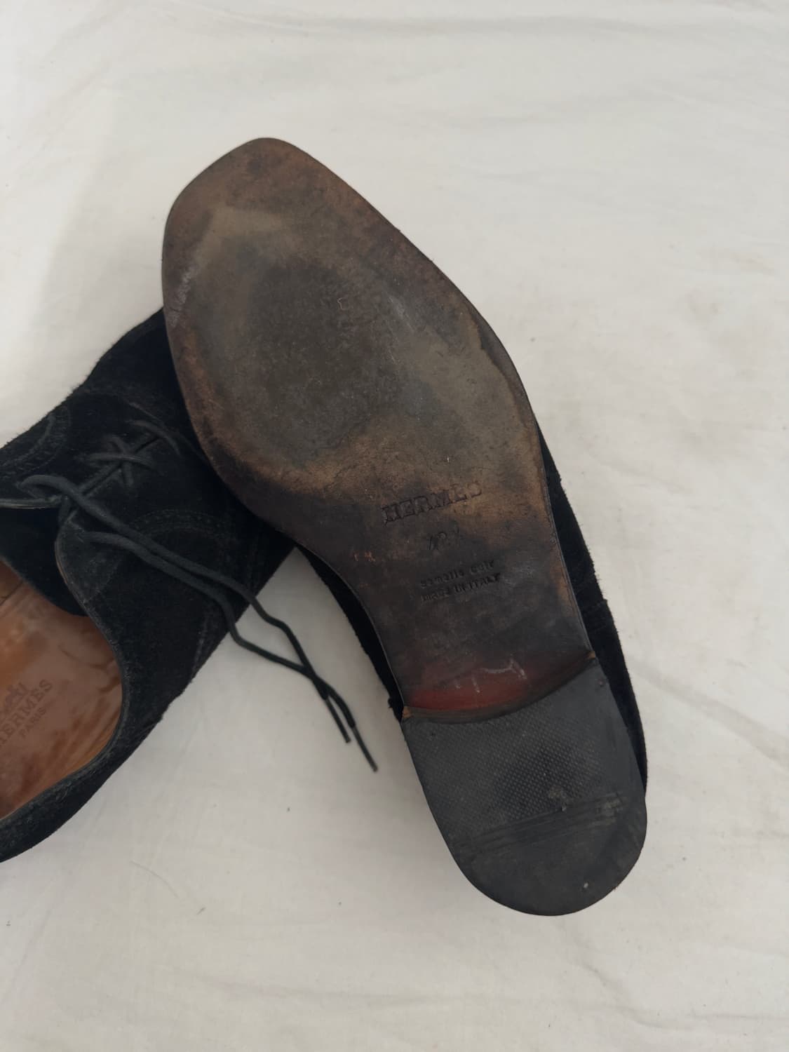 00s 에르메스 블랙 스웨이드 로퍼 상품이미지6