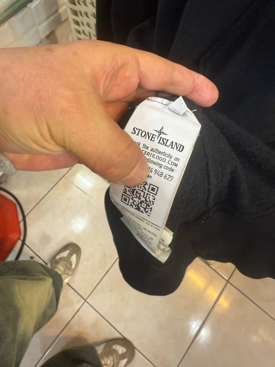 110/20ss 정품 스톤아일랜드 11주년기념 포켓 맨투맨 팝니다 상품이미지5