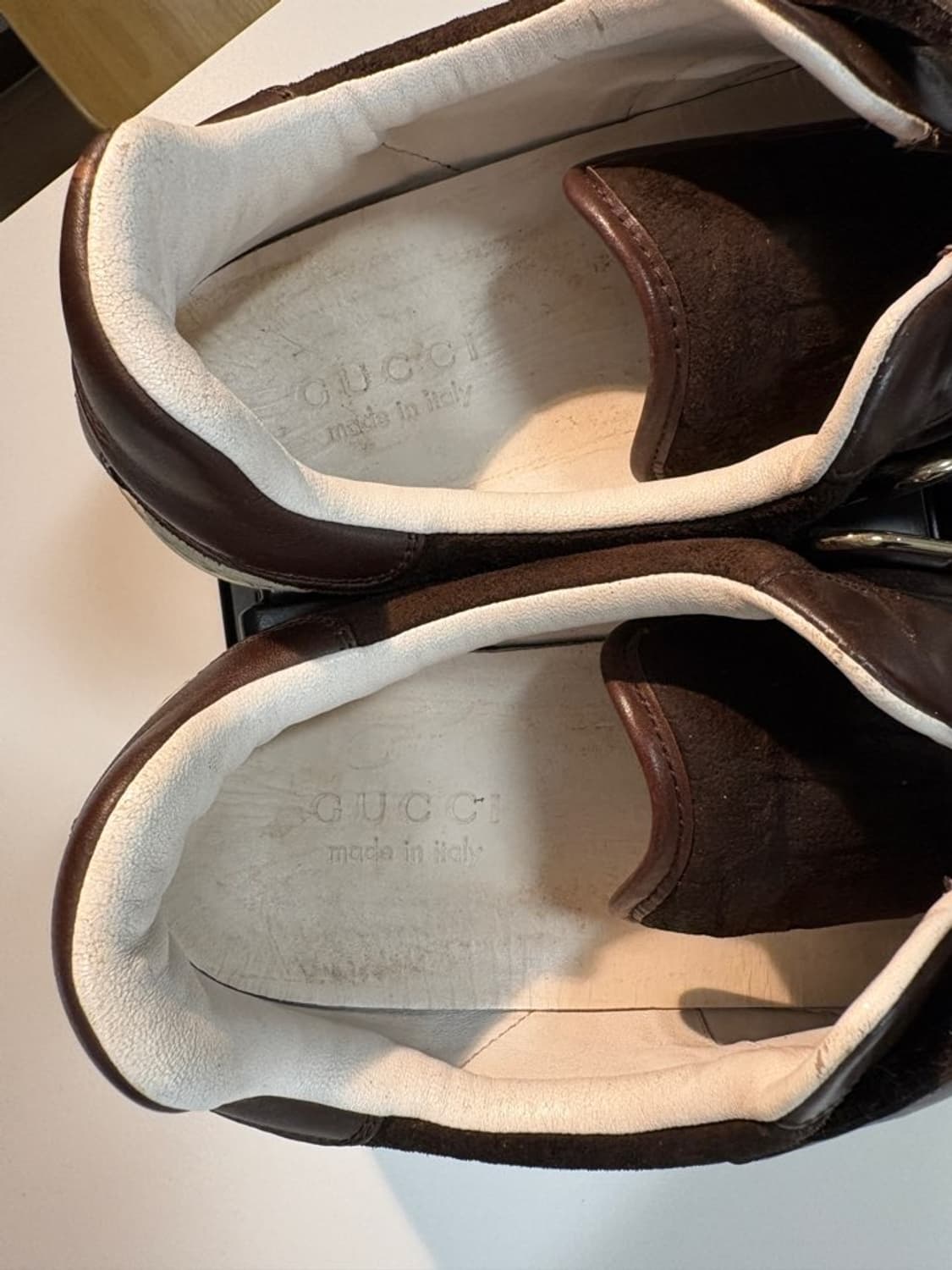 구찌 정품 벨크로 스웨이드 스니커즈 상품이미지5