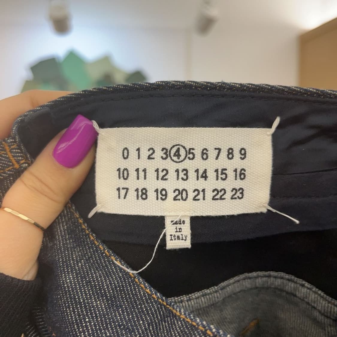 마르지엘라 빈티지 캐주얼 스트레이트 데님팬츠 40 C07187 상품이미지5