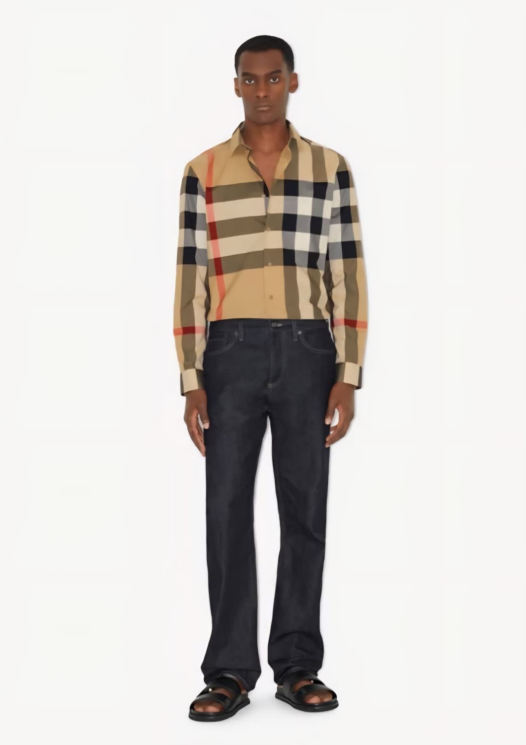 버버리 아카이브 코튼 체크셔츠 상품이미지7