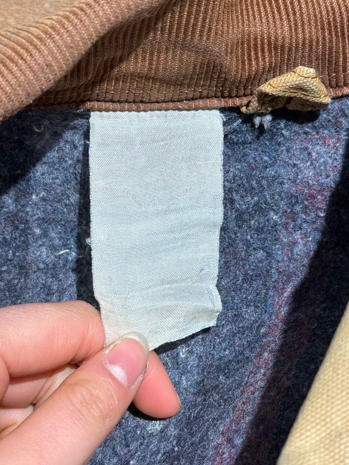 칼하트 90s 베이지 캔버스 초어 자켓 상품이미지8