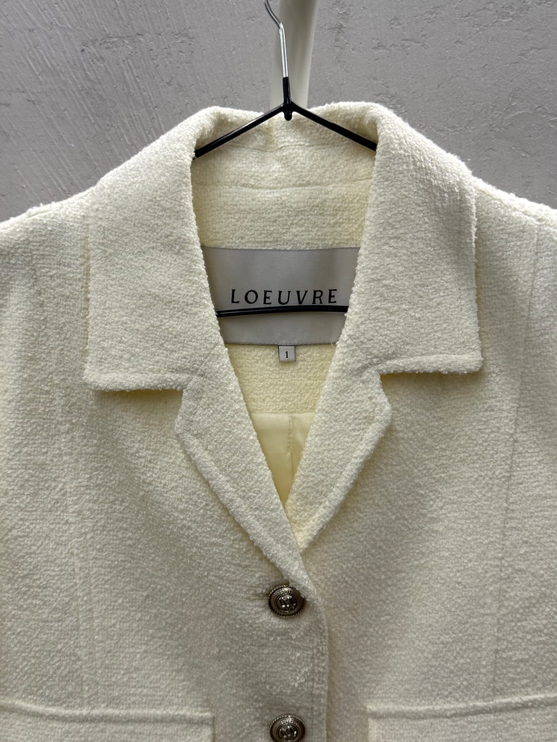 LOEUVRE 루에브르 트위드 아이보리 1  상품이미지3